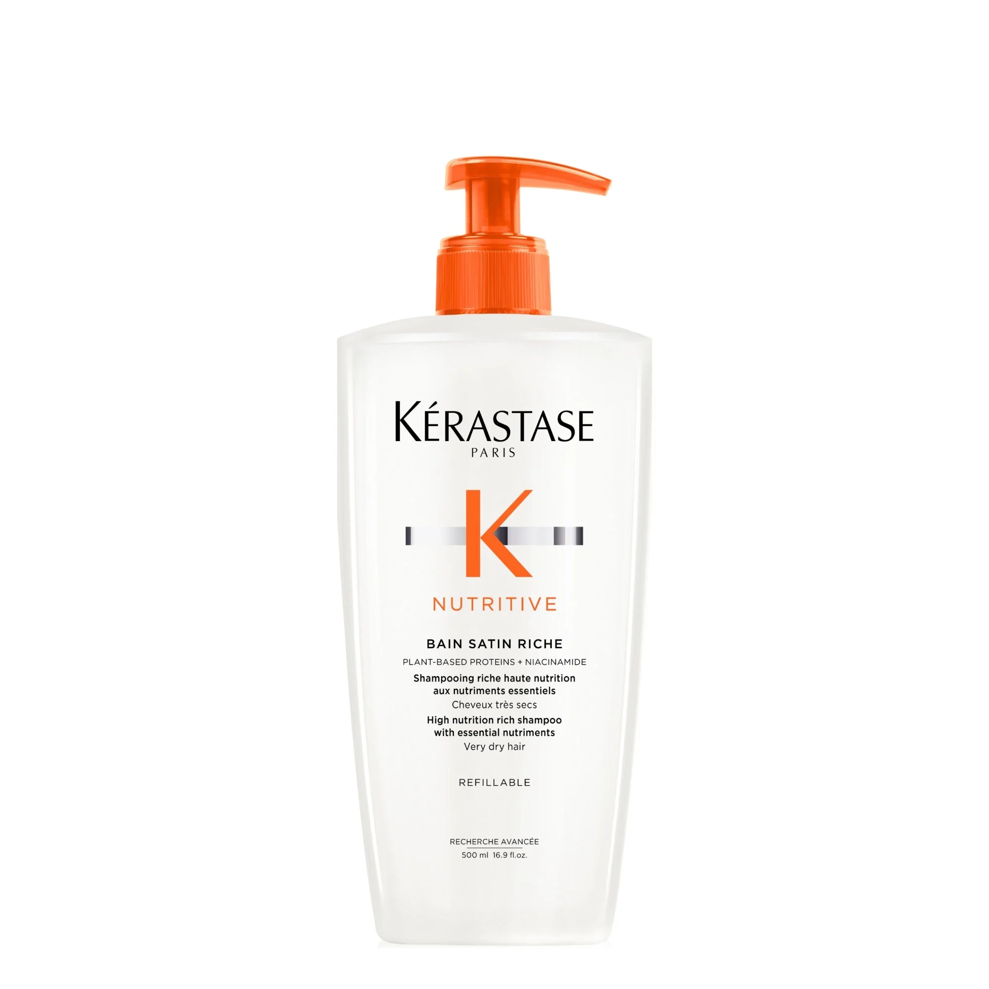 Nutritive Shampoo Satin Riche 500ml Rimbushje