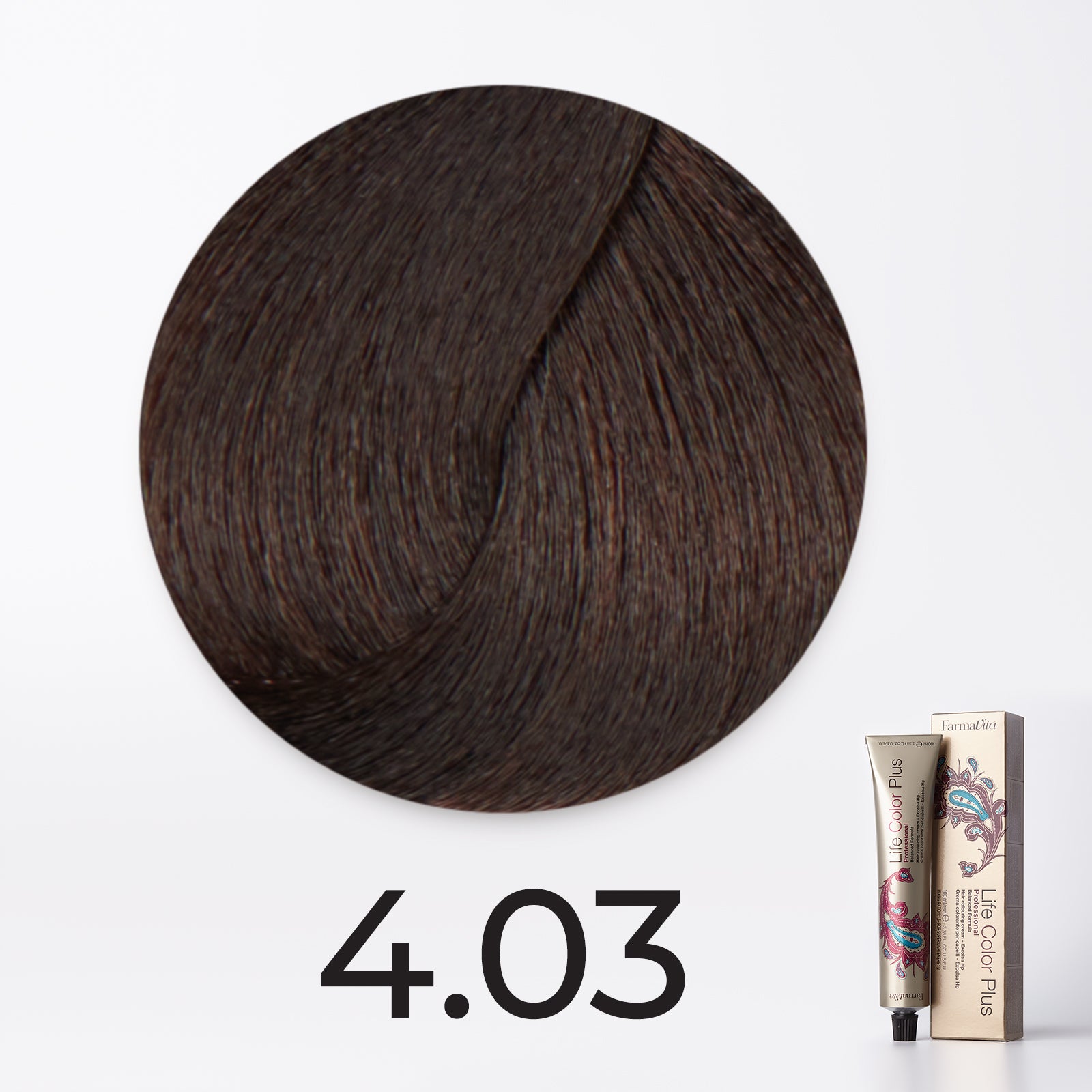 FarmaVita Life Color Plus 100 ml - 4.03 Warm Brown