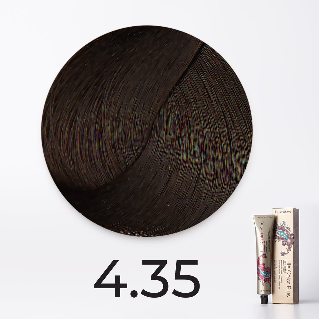 FarmaVita Life Color Plus 100 ml - 4.35 Chocolate Brown