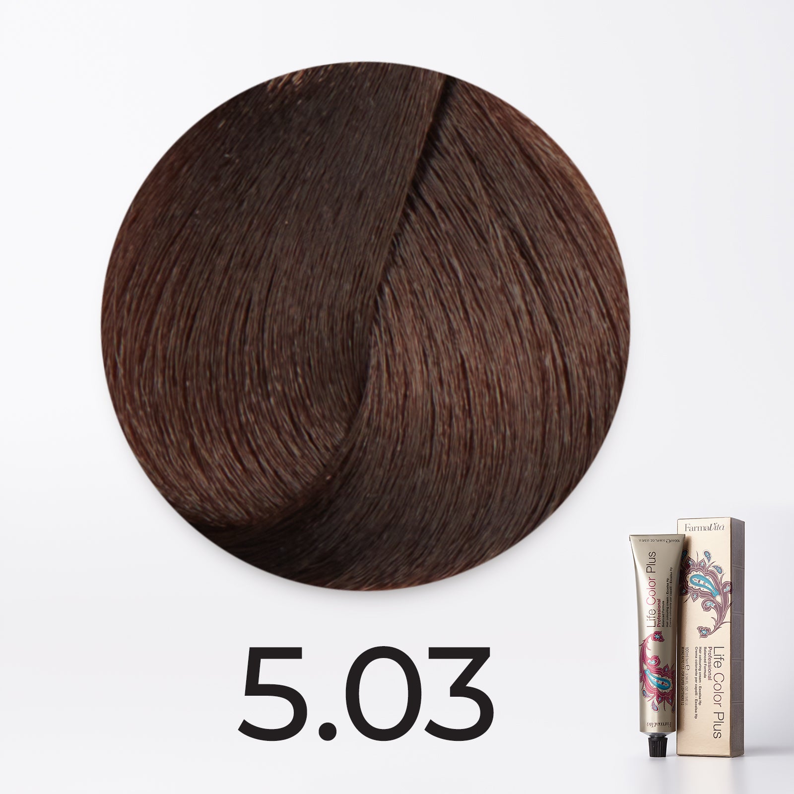 FarmaVita Life Color Plus 100 ml - 5.03 Warm Light Brown