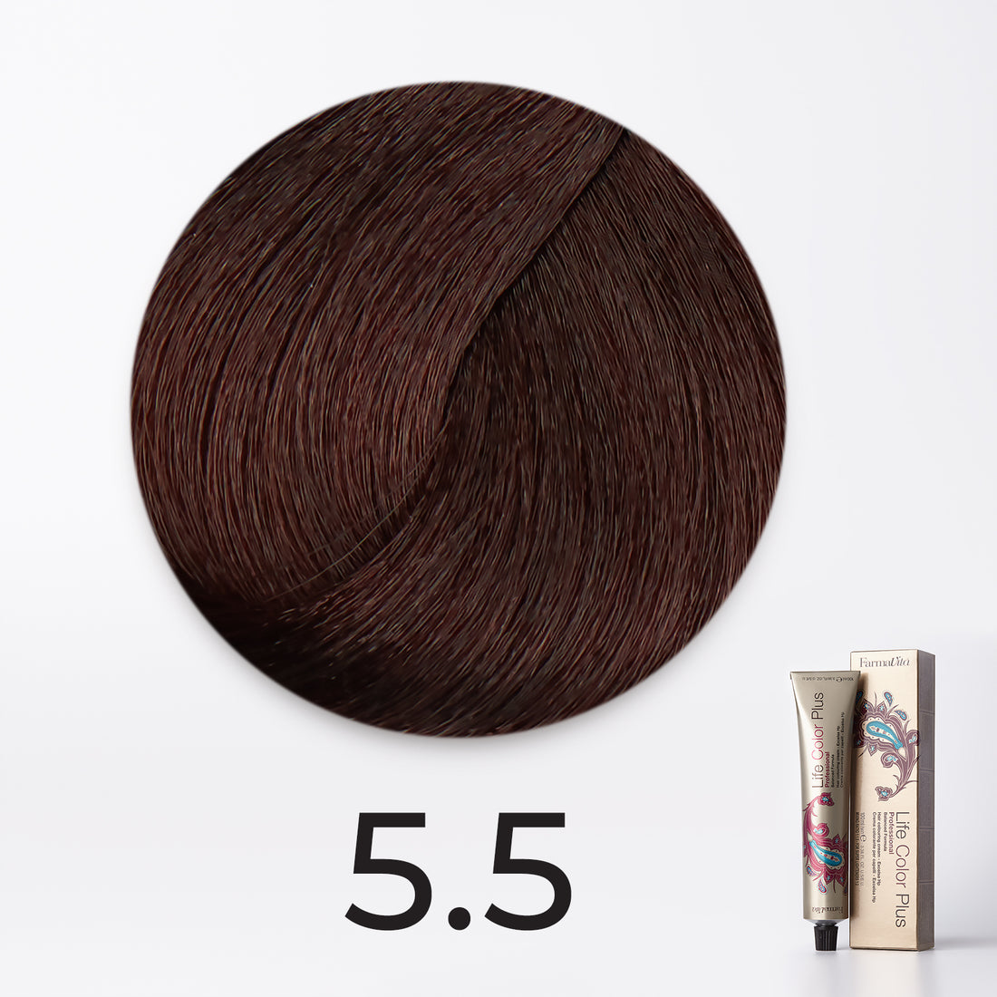 FarmaVita Life Color Plus 100 ml - 5.5 Light Mahogany Brown