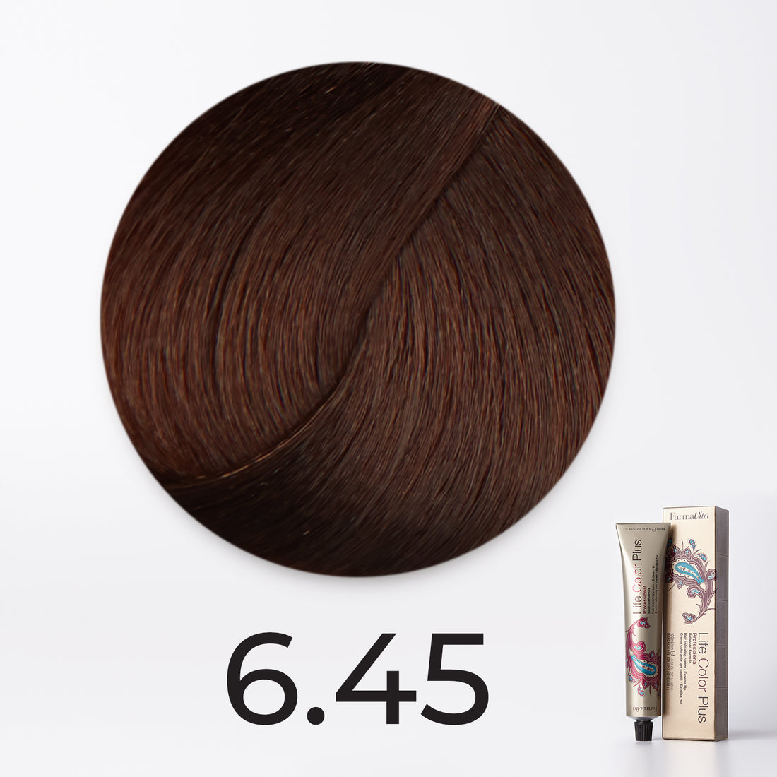 FarmaVita Life Color Plus 100 ml - 6.45 Dark Copper Mahogany Blonde
