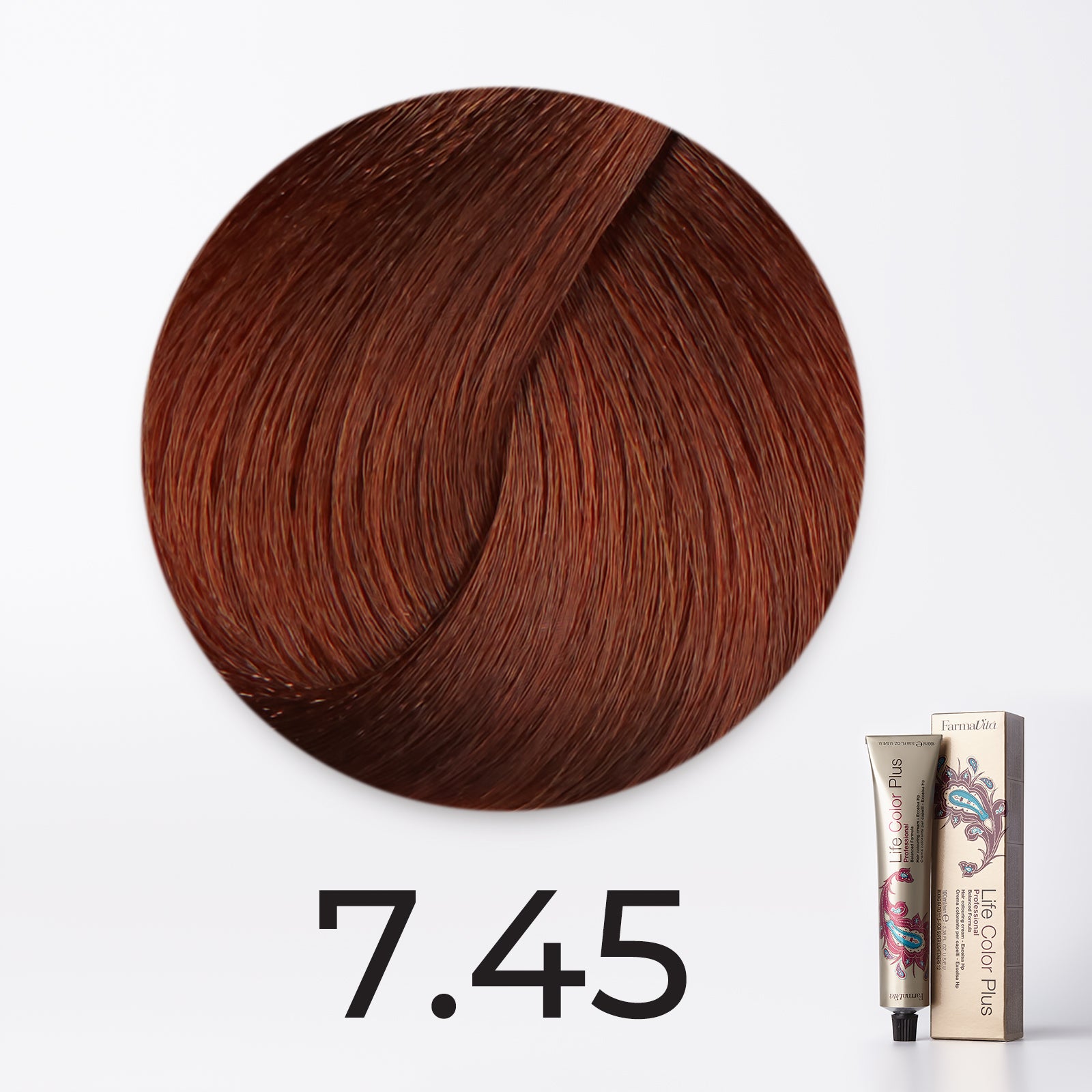 Farmavita Life Color Plus 100 ml - 7.45 Copper Mahogany Blonde