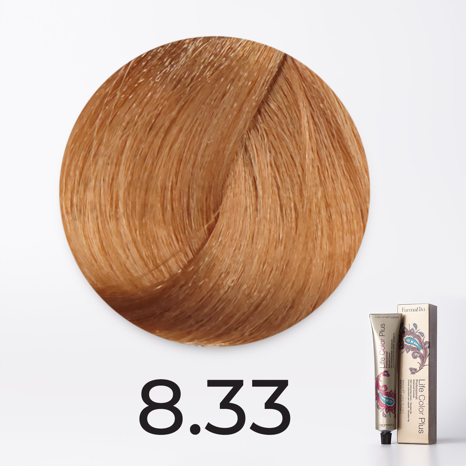 Farmavita Life Color Plus 100ml - 8.33 Light Intense Golden Blonde