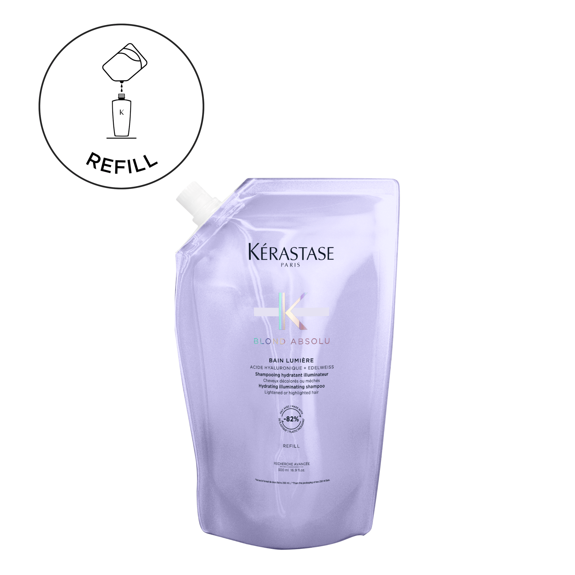 Blond Absolu Shampoo Lumière 500ml Rimbushje