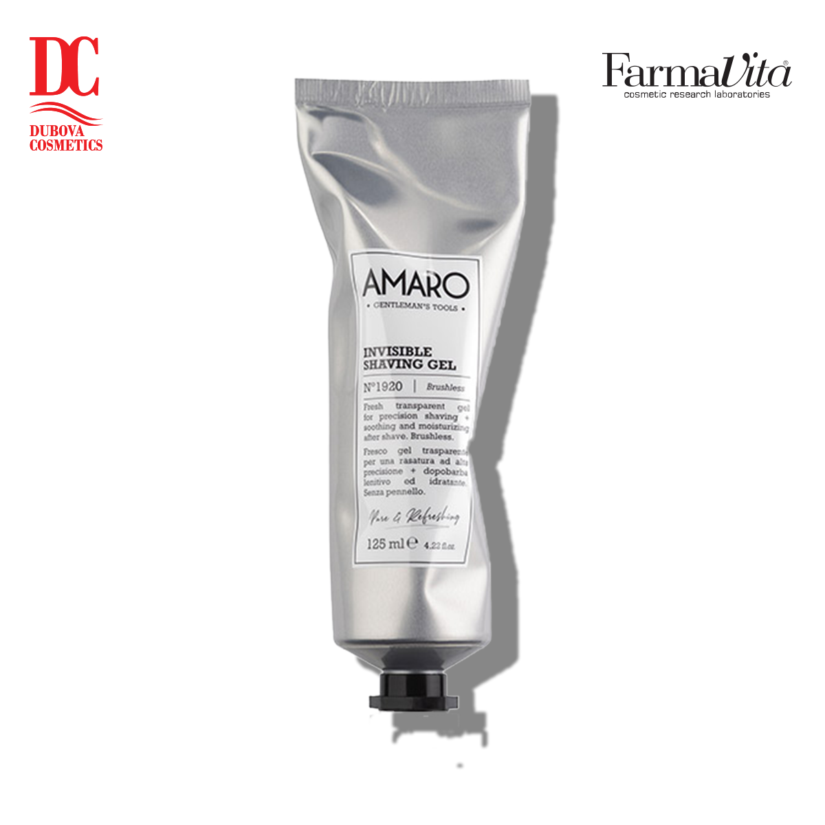Amaro Invisible Shaving Gel 125 ml