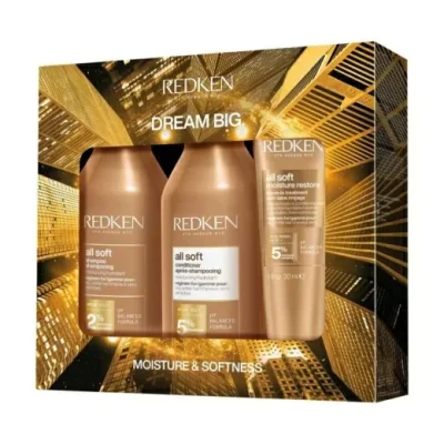 limitirana-podarachna-kutia-za-suha-kosa-s-argan-redken-all-soft-holiday-box